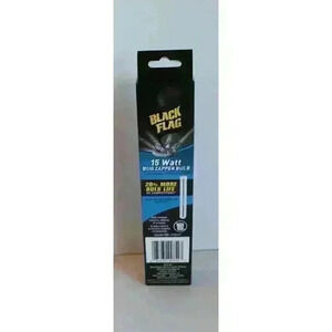 Black Flag 15W‎ Bug Zapper Replacement Light Bulb Model BB-15 WHT New In Box
